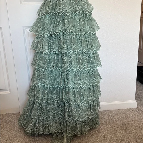 Doen Green Lace Maxi Dress Doen Green Lace Maxi Dress